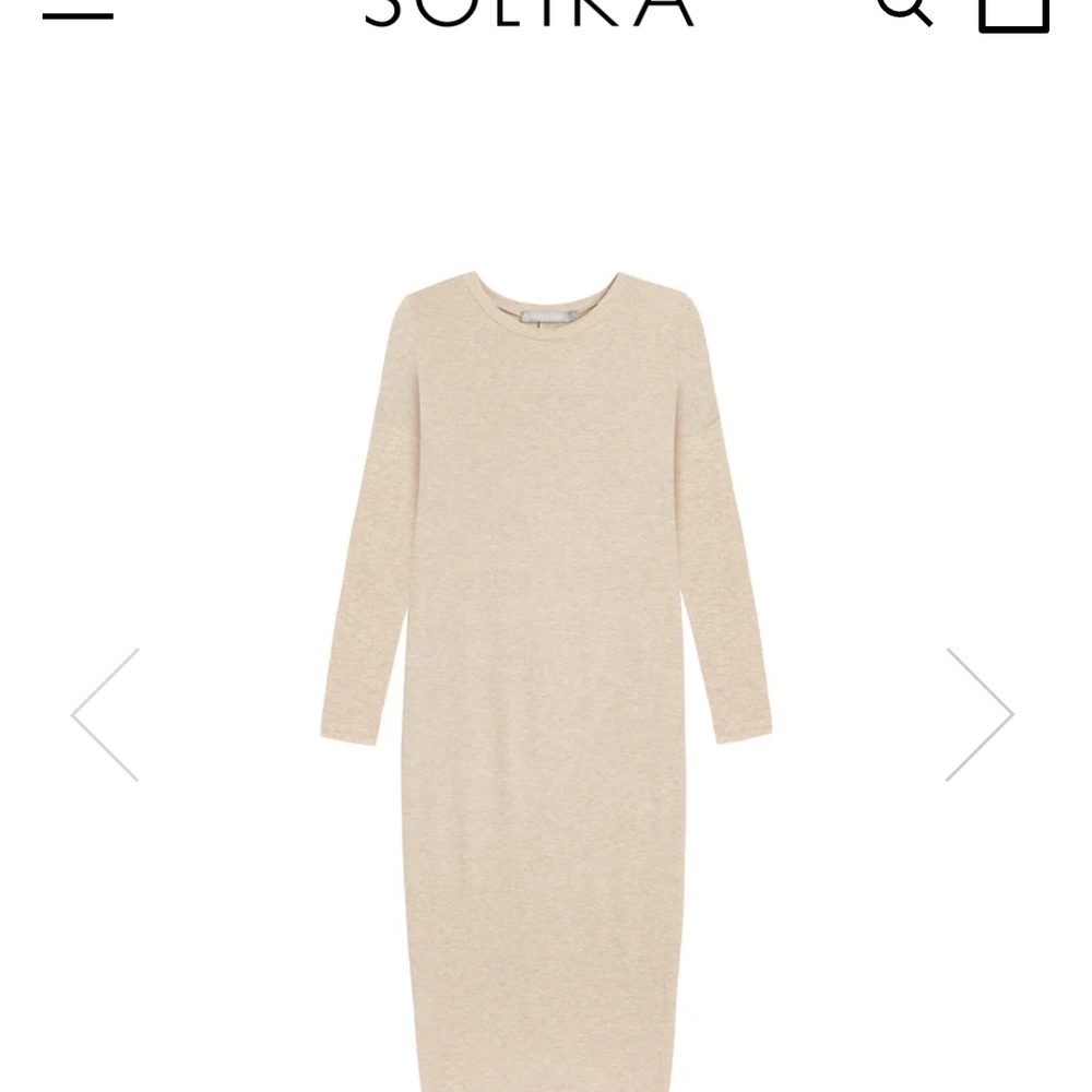 Solika Oat Color Maxi Dress